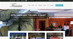 Desktop Screenshot of hoteltamisagolf.com
